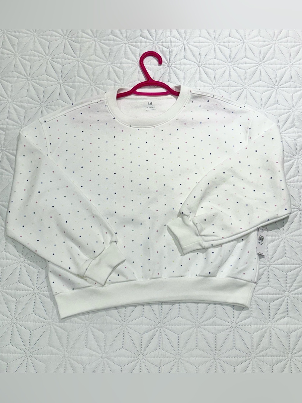 New! Gap Kids Polka Dot Sweatshirt